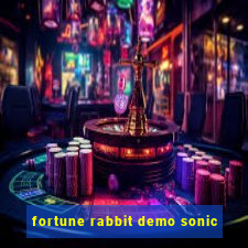 fortune rabbit demo sonic